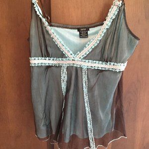 BOHO CHIC LAYERED TOP - with straps